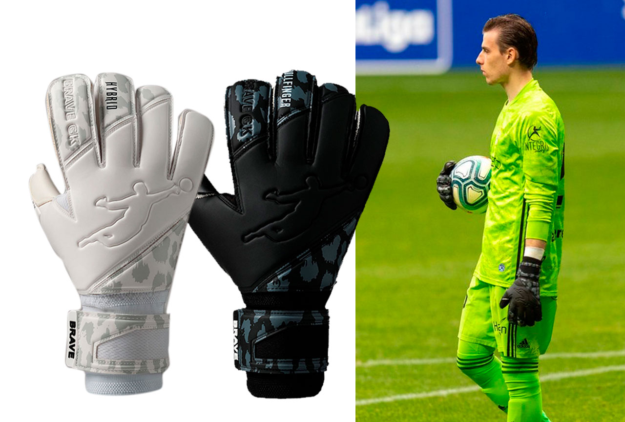 Андрей Лунин выбирает перчатки Brave GK Reflex RF и Reflex RF Negative