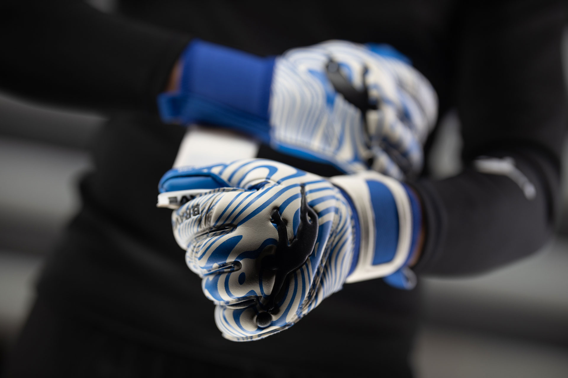 Вротарскіе рукавички Brave GK Rain Pro Blue